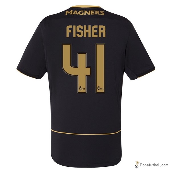 Camiseta Celtic Replica Segunda Ropa Fisher 2016/17 Negro